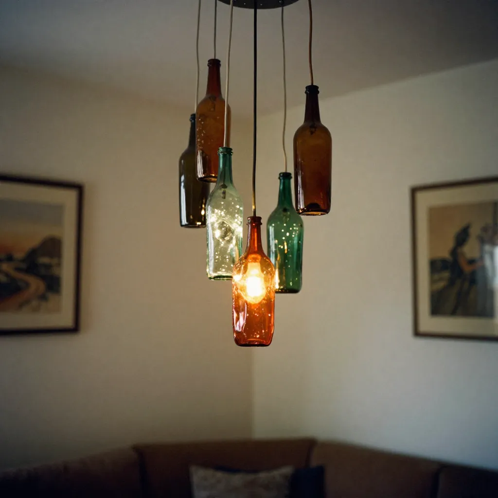 Elegant vasdesign med återvunnet glas